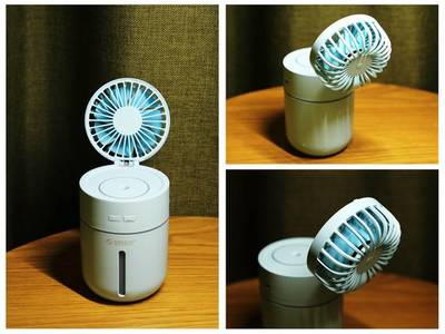 一机两用，夏日清风润物细无声 奥睿科(ORICO)加湿器小风扇轻体验